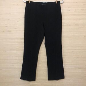 Adrianna Papell  Black Trouser Office Business Work Elastic Waist Pullon Pants 4